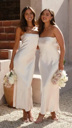 Gisele Maxi Dress - Champagne