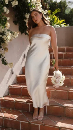 Gisele Maxi Dress - Champagne