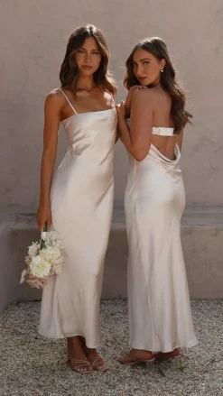 Gisele Maxi Dress - Champagne