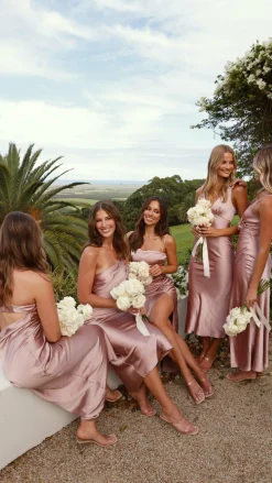 Gisele Maxi Dress - Dusty Pink