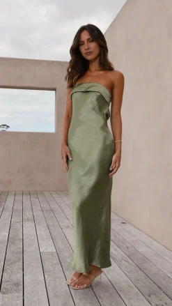 Gisele Maxi Dress - Olive