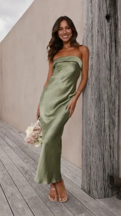 Gisele Maxi Dress - Olive