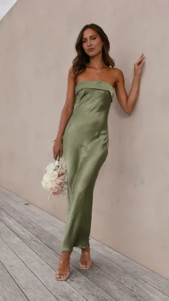 Gisele Maxi Dress - Olive