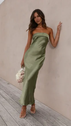 Gisele Maxi Dress - Olive