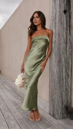 Gisele Maxi Dress - Olive