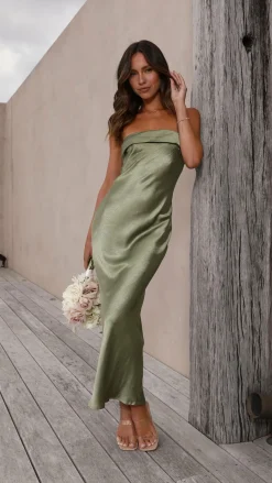 Gisele Maxi Dress - Olive
