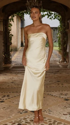 Gisele Maxi Dress - Yellow