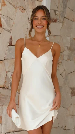 Gisella Mini Dress - Champagne