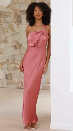 Greta Maxi Dress - Baked Rose