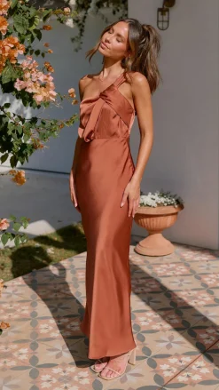 Greta Maxi Dress - Copper