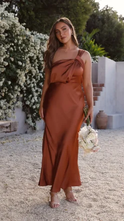 Greta Maxi Dress - Copper