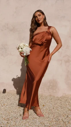 Greta Maxi Dress - Copper