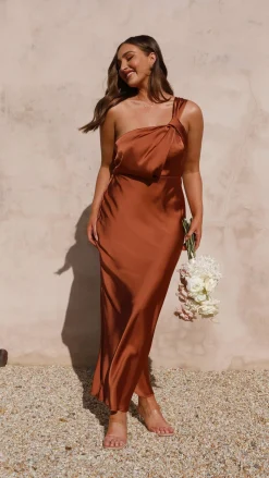 Greta Maxi Dress - Copper