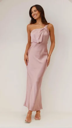Greta Maxi Dress - Dusty Pink