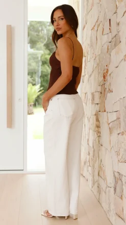 Haizlee Top - Chocolate