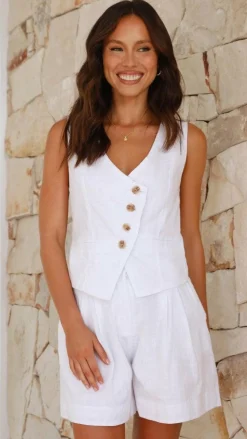 Hakulani Vest - White