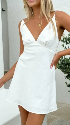 Halina Mini Dress - White