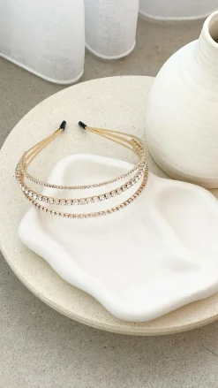 Halsey Headband - Crystal