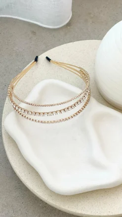 Halsey Headband - Crystal