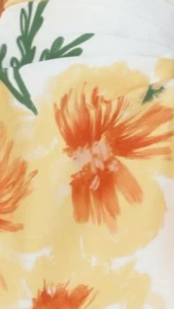 Hanae Mini Dress - Yellow Floral