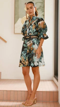 Hannah Mini Dress - Noir