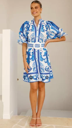 Hannah Mini Dress - Paradise