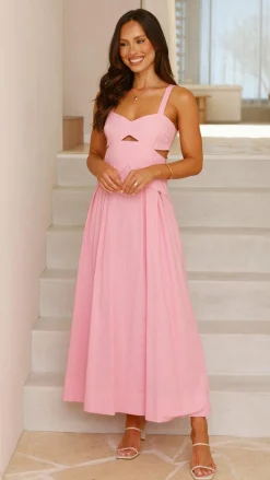 Harleigh Midi Dress - Pink