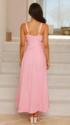 Harleigh Midi Dress - Pink