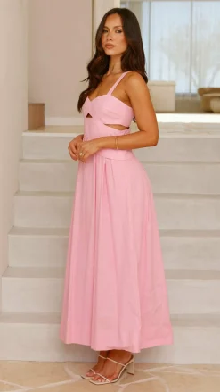 Harleigh Midi Dress - Pink