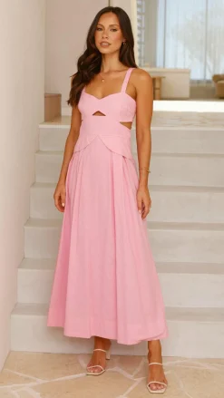 Harleigh Midi Dress - Pink