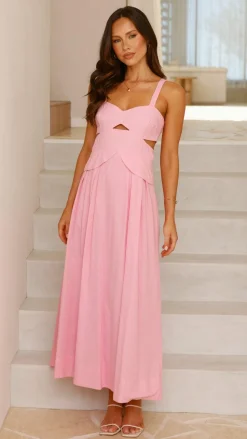 Harleigh Midi Dress - Pink