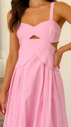 Harleigh Midi Dress - Pink
