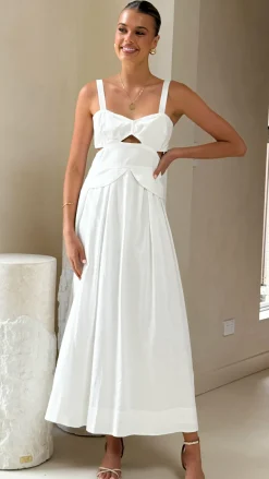 Harleigh Midi Dress - White