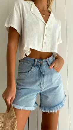 Harlow Shorts - Denim