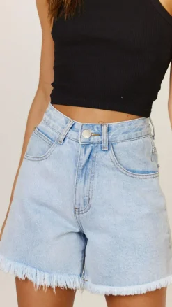Harlow Shorts - Denim