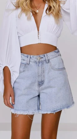 Harlow Shorts - Denim