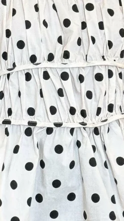 Harmonia Top - Cream/Black Polka Dot