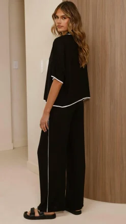 Hartley Pants - Black / White