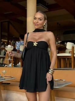 Haven Mini Dress - Black