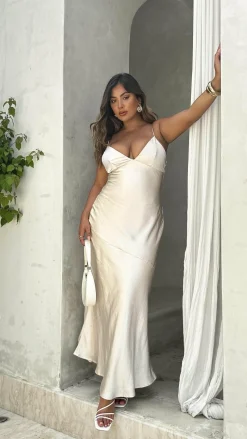Helena Maxi Dress - Champagne