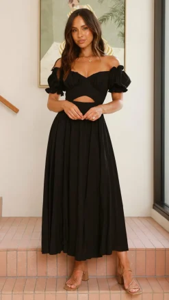 Hulu Maxi Dress - Black