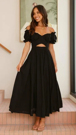 Hulu Maxi Dress - Black
