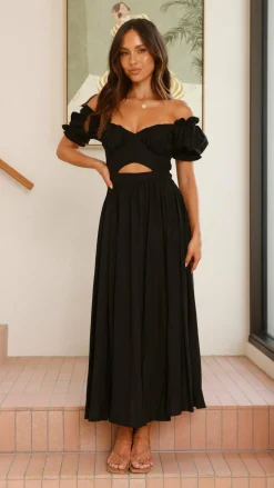Hulu Maxi Dress - Black