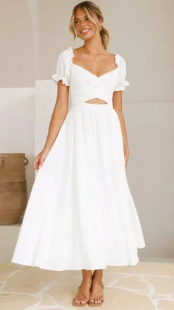 Hulu Maxi Dress - White