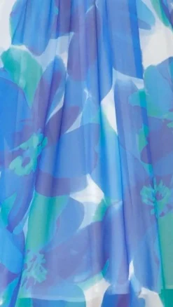 Ilah Maxi Dress - Blue/Green