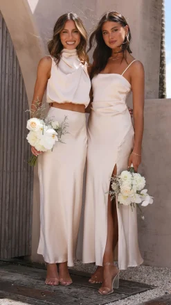 Ilana Maxi Dress - Champagne