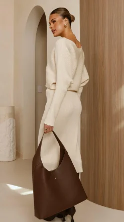 Iluka Knit Top - Beige