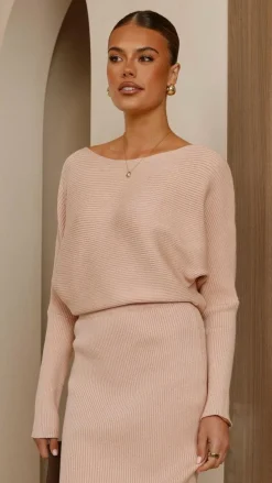 Iluka Knit Top - Camel