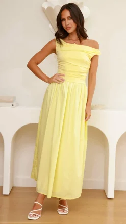 Immy Midi Dress - Yellow