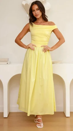 Immy Midi Dress - Yellow